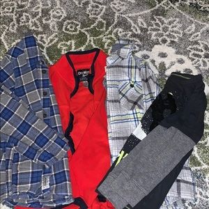 Lot of 4 OshKosh boys size 6 long sleeve